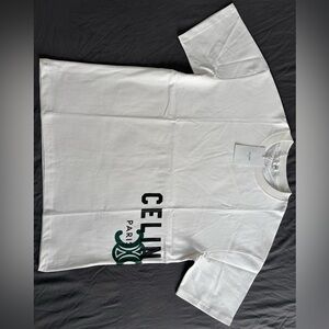 Authentic- Celine Cotton Jersey T-Shirt Receipt Purchase Included🧾✅